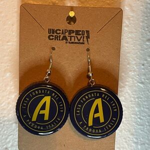 Aperol Blue and Yellow Earrings